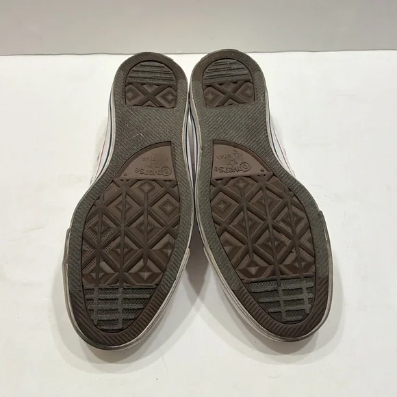 Converse low top, tennis shoes, men’s white size 8 - Picture 5 of 7